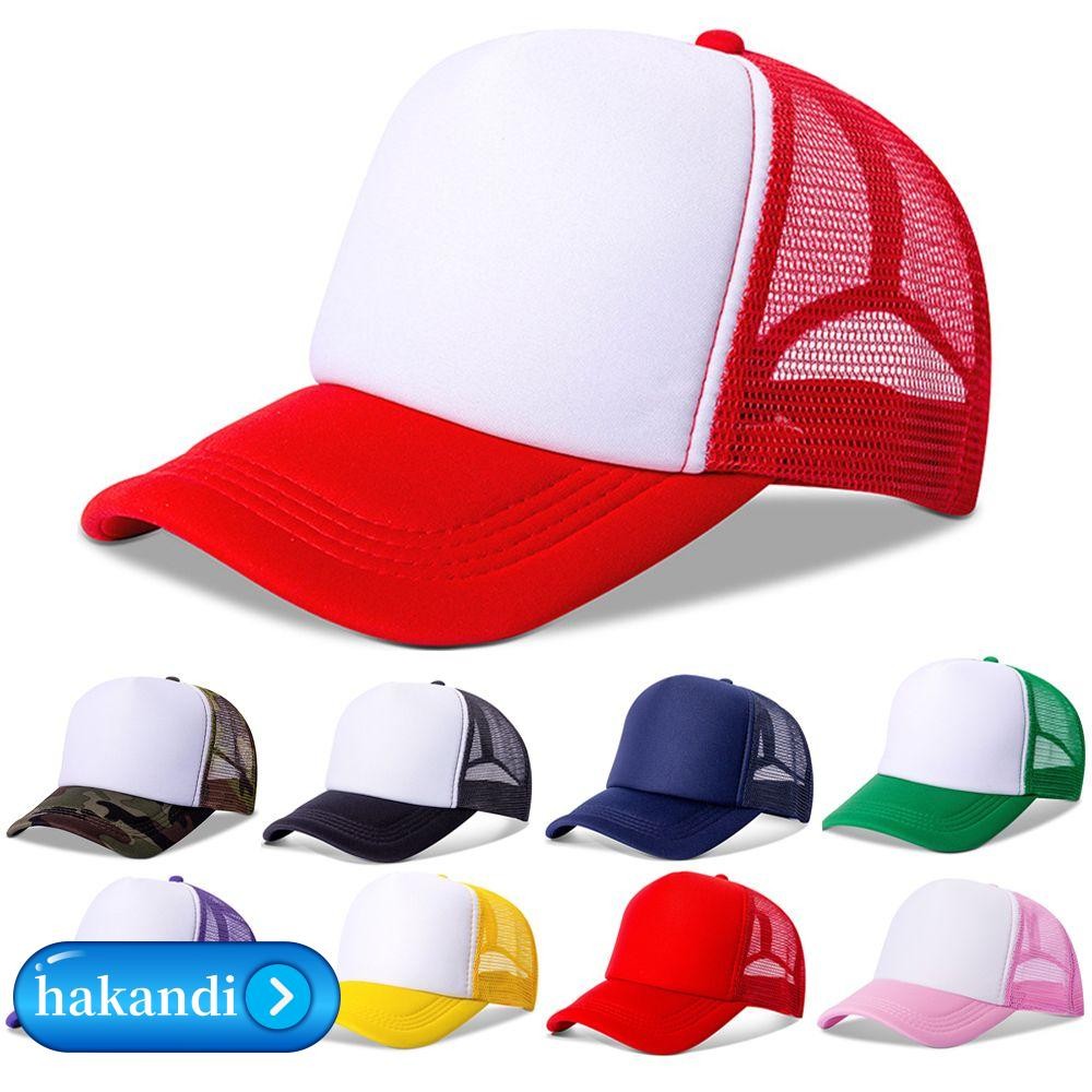CANICE หมวกเบสบอลแบบปรับได้ พร้อมตาข่ายและสายคาดศีรษะ_snapback_สำหรับทุกโอกาส