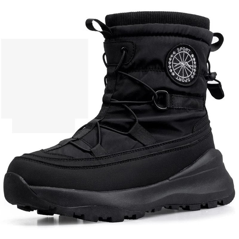 Winter snow boots for men and women, high top snow boots are anti smashing, anti slip, and warm