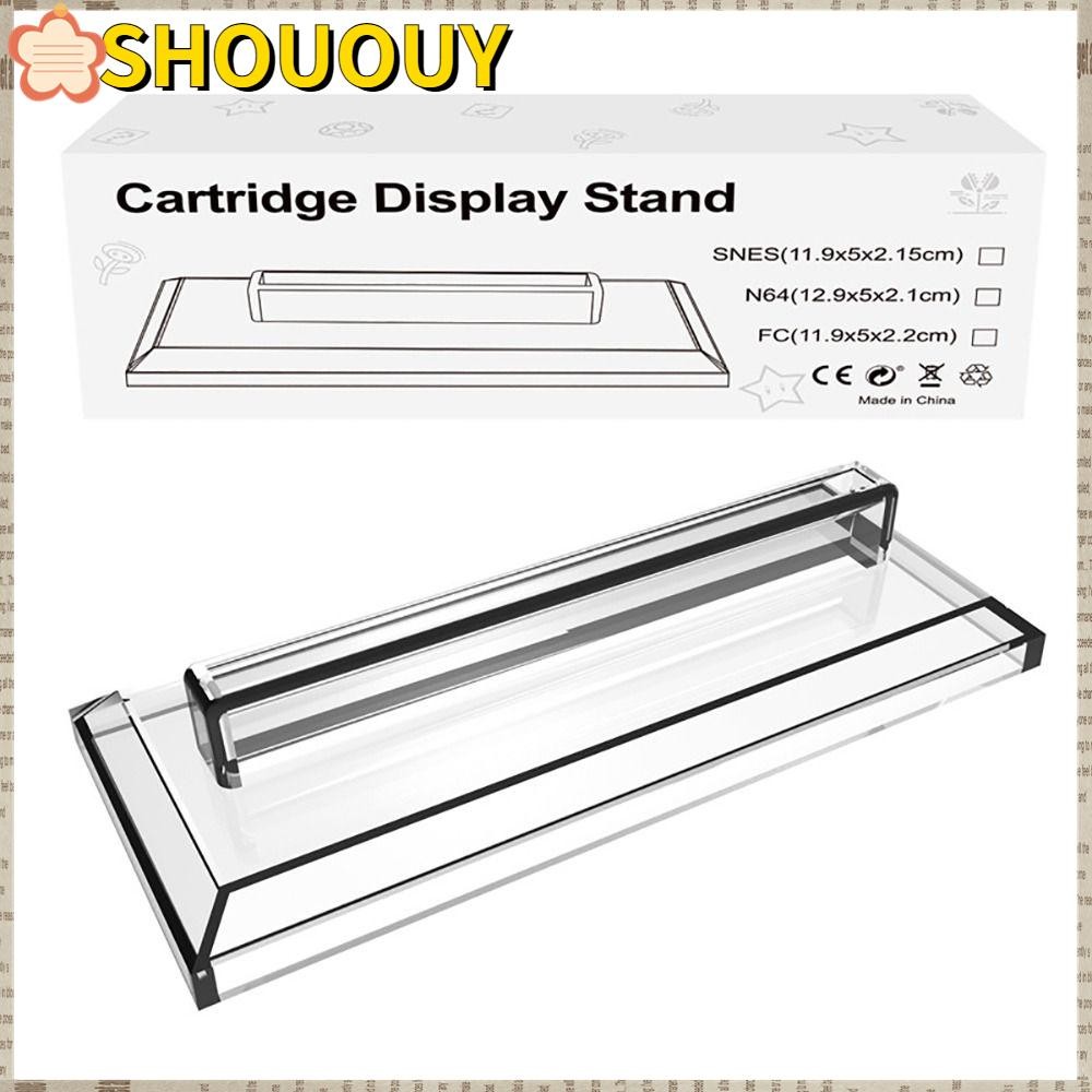 ขาตั้งตลับเกม SHOUUY, ขาตั้งการ์ดเกมอะคริลิค, ที่วางตลับเกม DIY แฟชั่นสําหรับ SNES/SNES