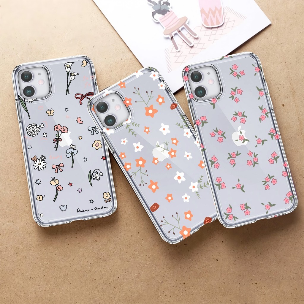 Bloom Series พิมพ์ anticrack สําหรับ oppo a3s a1k f9 a5s a7 a12 reno 3 2f f11 pro 4f 5f 6 7z 4 5 a9 