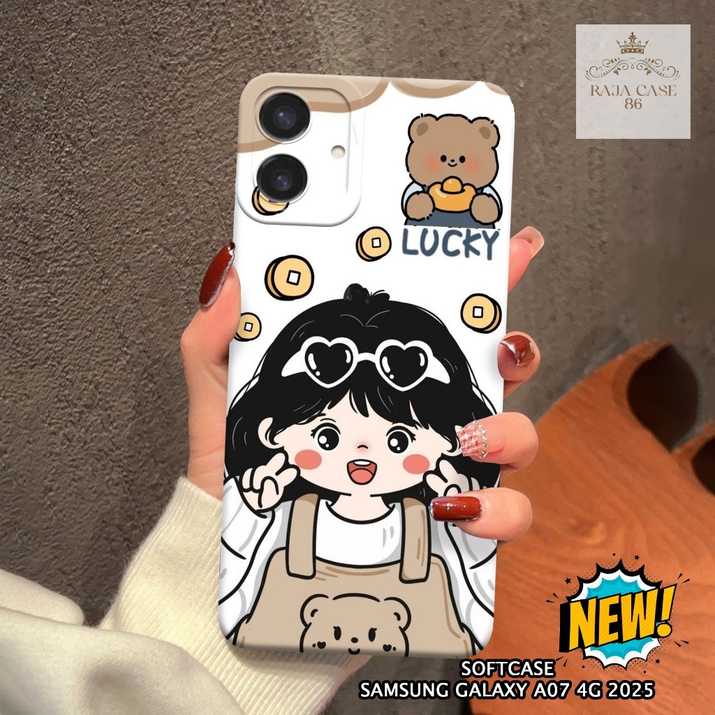 เคส HP Samsung A07 4G 2025 - Rajacase - เคส Samsung A07 4G - เคสการ์ตูน Motif - กันรอยมือถือ - Samsu
