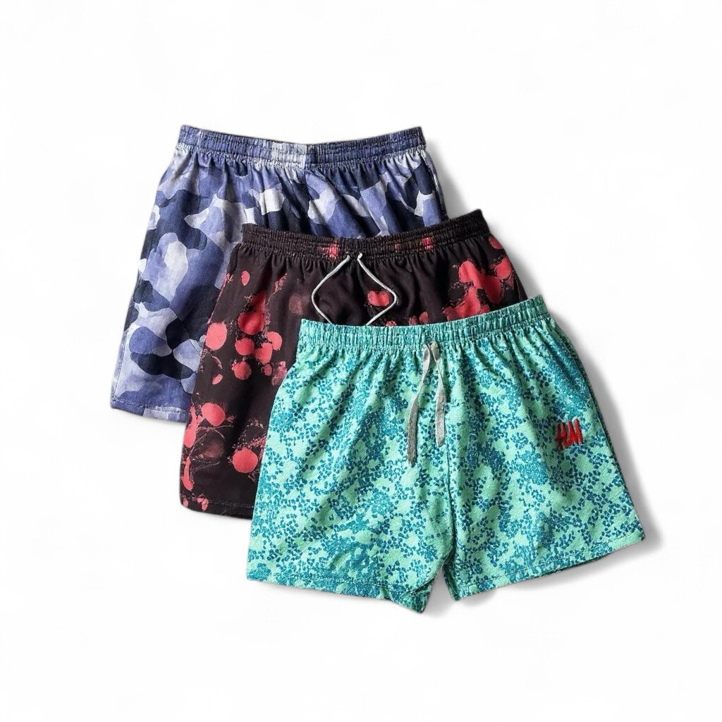 กางเกงขาสั้น ลำลอง ผ้าบางยืด freesize 34-38