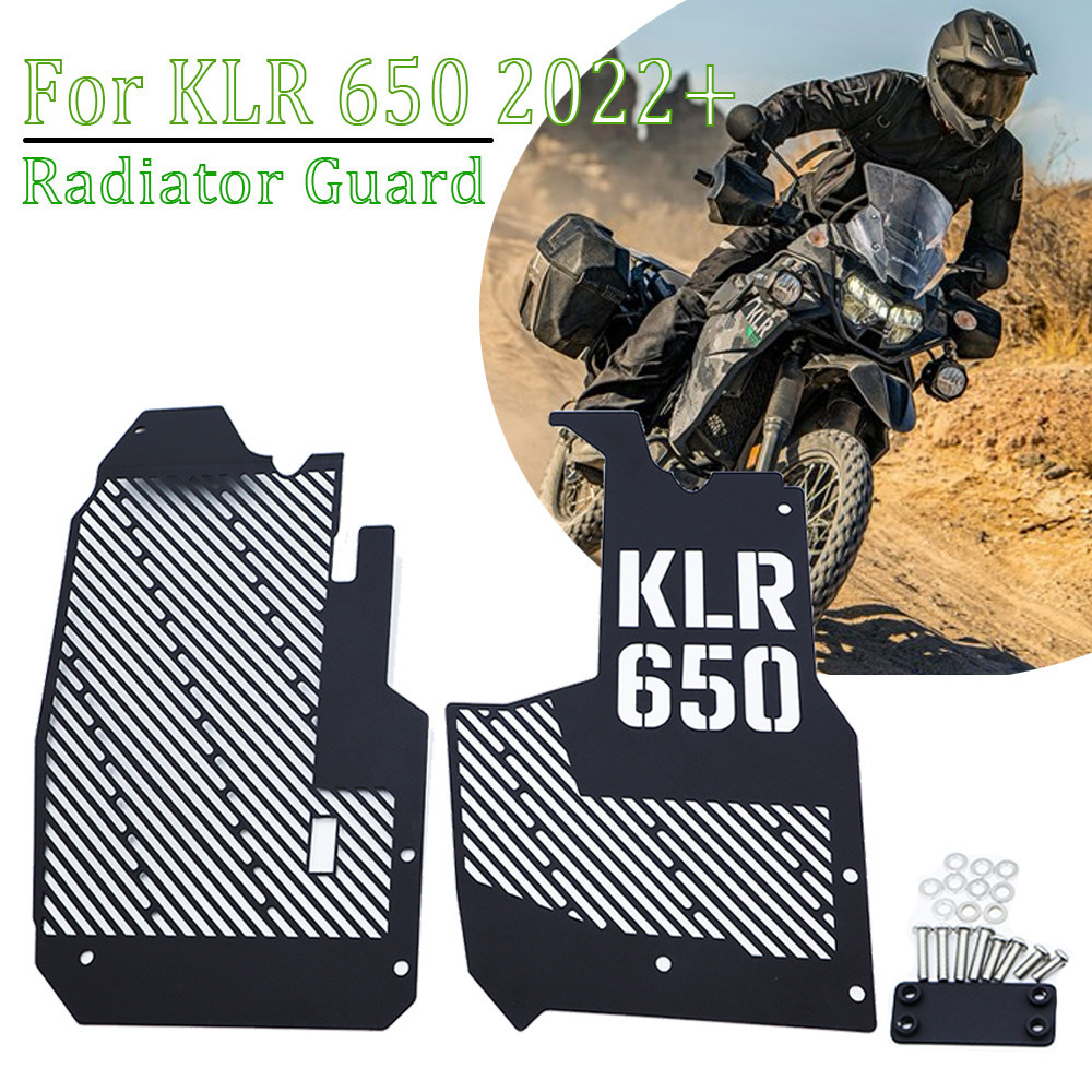 หม้อน้ําฝาครอบป้องกัน Guards หม้อน้ํา Grille สําหรับ KLR650 KLR 650 klr65 2022