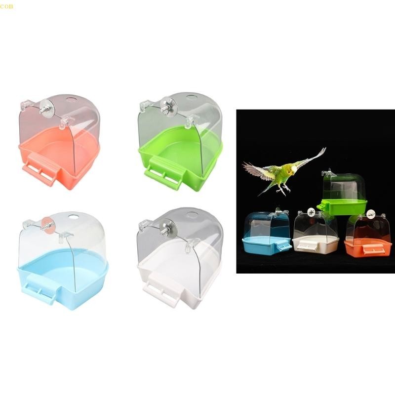 ซีบีวาย * อ่างอาบน้ํานกสําหรับนกแก้วกรงนกอาบน้ําบ้านกรงนกติดตั้งห้องน้ํา