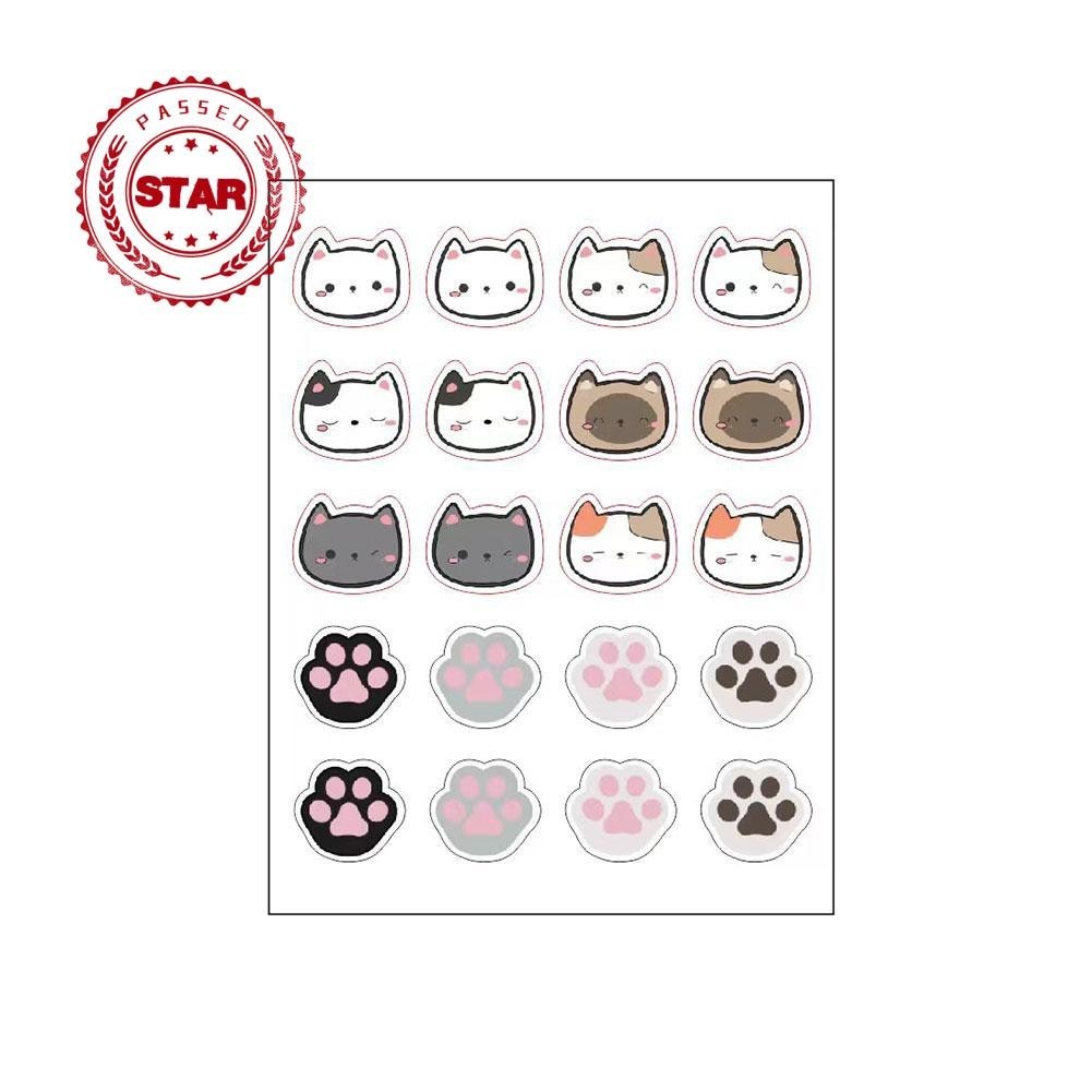 แผ่นแปะสิวรูปการ์ตูนแมวน่ารัก Pe Beauty Sticker Q9y5