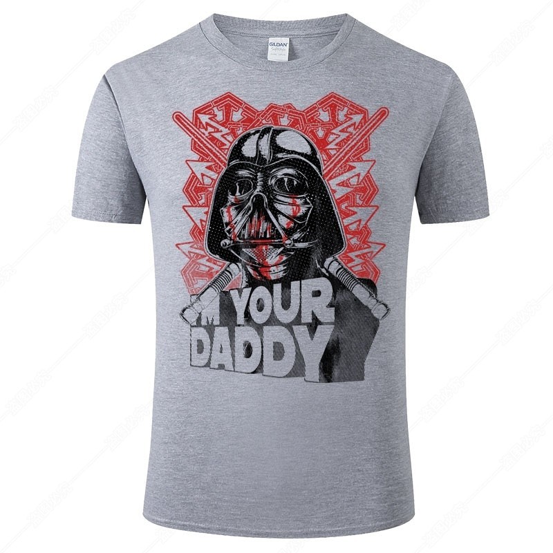 Star Wars Darth Vader เสื้อยืดผู้ชายลำลองแขนสั้นฤดูร้อน T เสื้อ Cool Streetwear Tee ฟิตเนส Tshirt J4
