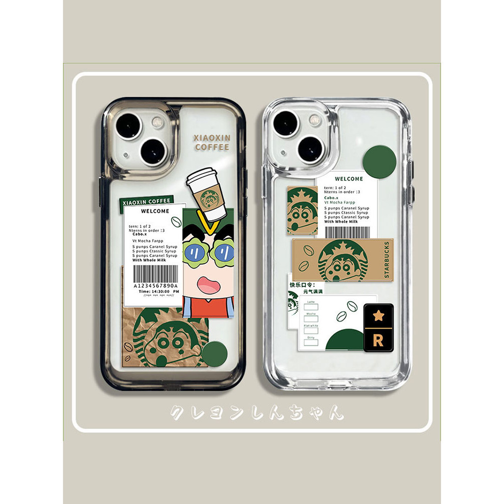 Coffee Crayon Shinchan anti crack Case hp OPPO Reno 14 Pro Reno 13F Reno 13 A5 A5x A5i A3x A3X RENO 