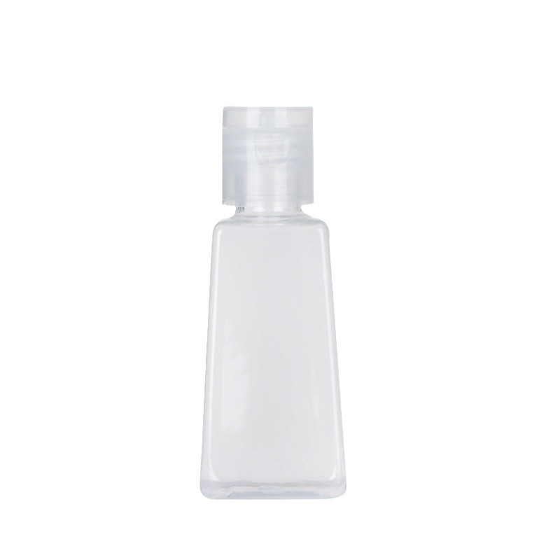 30ml60ml ฝาครอบสี่เหลี่ยมคางหมูขวดพลาสติกเครื่องสําอางโลชั่นบีบขวดฟรีเจลทําความสะอาดมือบรรจุขวดพลาสติก