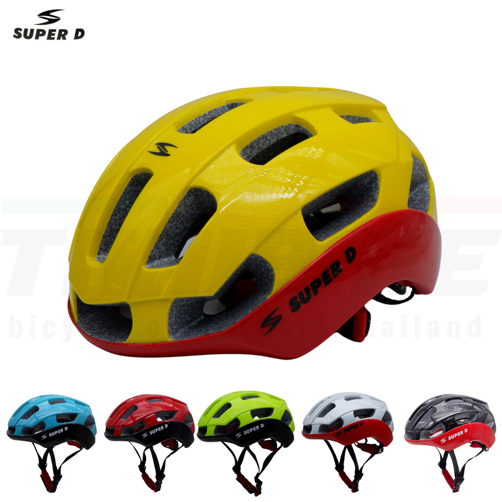 หมวกกันน็อคจักรยานเเสือหมอบ เสือภูเขา SUPER D รุ่น DS-923