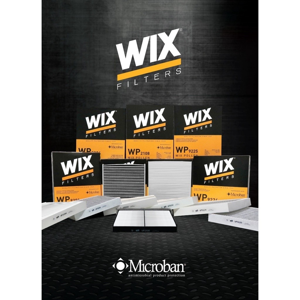 กรองอากาศเครื่อง กรองแอร์ Vigo Fortuner Camry Yaris, Altis Vios ปี07, Lexus WIX แท้ (WP9290)