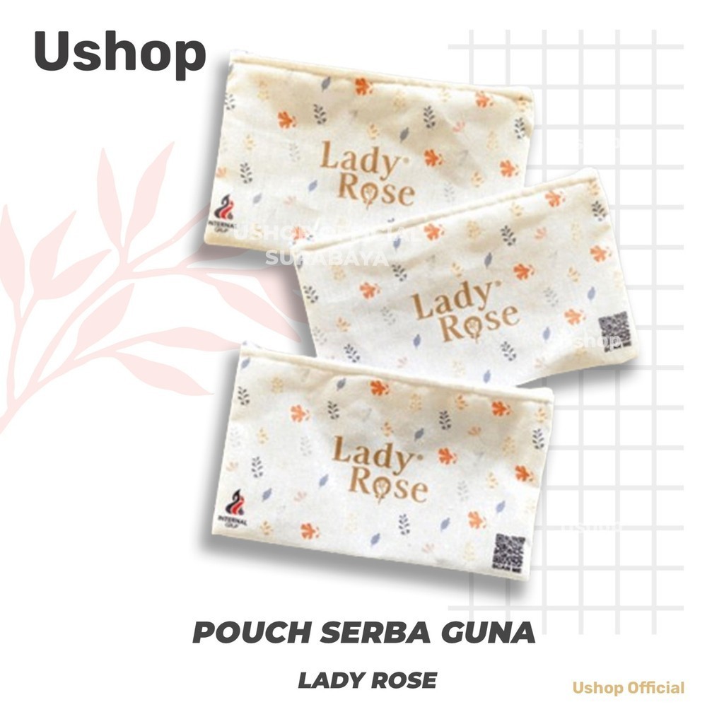 Lady Rose กระเป๋าเก็บของอเนกประสงค์ ขนาด 14 x 22 ซม. - USHOP