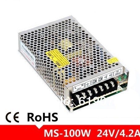 ✩small size LED switch power supply 120W 24V 5A power supply MS-120-24 Mini type
