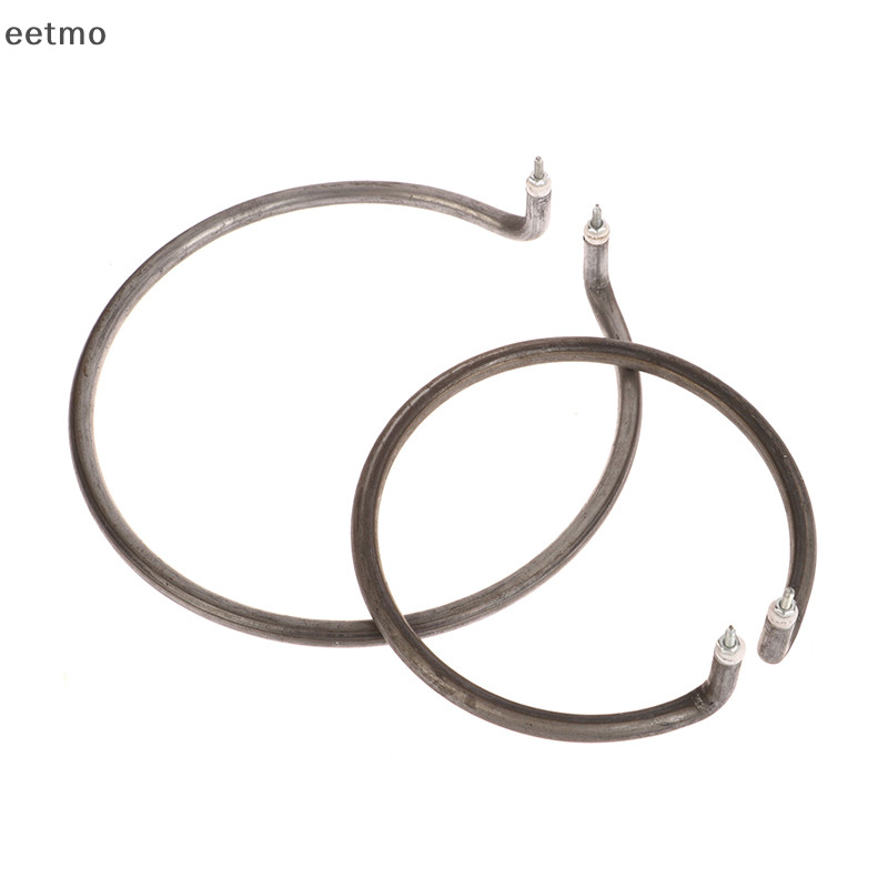 [eetmo] กระทะไฟฟ้าทรงกลม Hag หม้อหลอดเหล็กป้องกันสนิมเครื่องทําความร้อนอุปกรณ์เสริมท่อ 500/800W วงกลมรับการเผาไหม้แห้ง TH