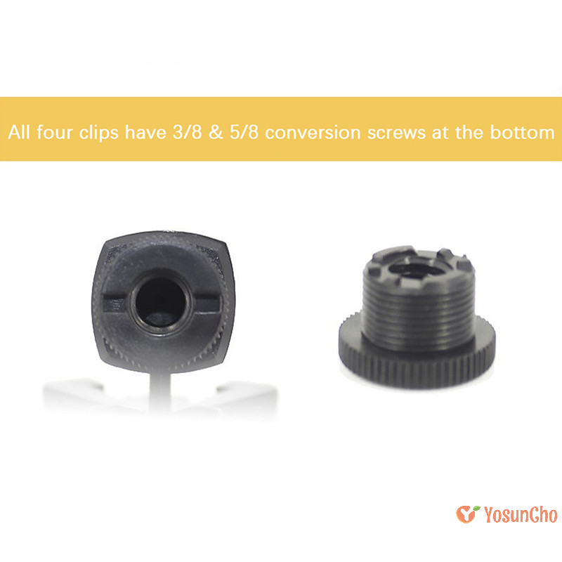 Yosuncho] ขาตั้งไมโครโฟน Universal Clip Stand หมุนได้ ปรับได้ใหม่ - รูปที่ 2