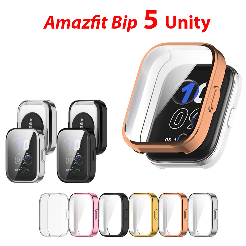 Tpu Soft Cover Protective Electroplated Protector Case สําหรับ Huami Amazfit Bip 5 Unity