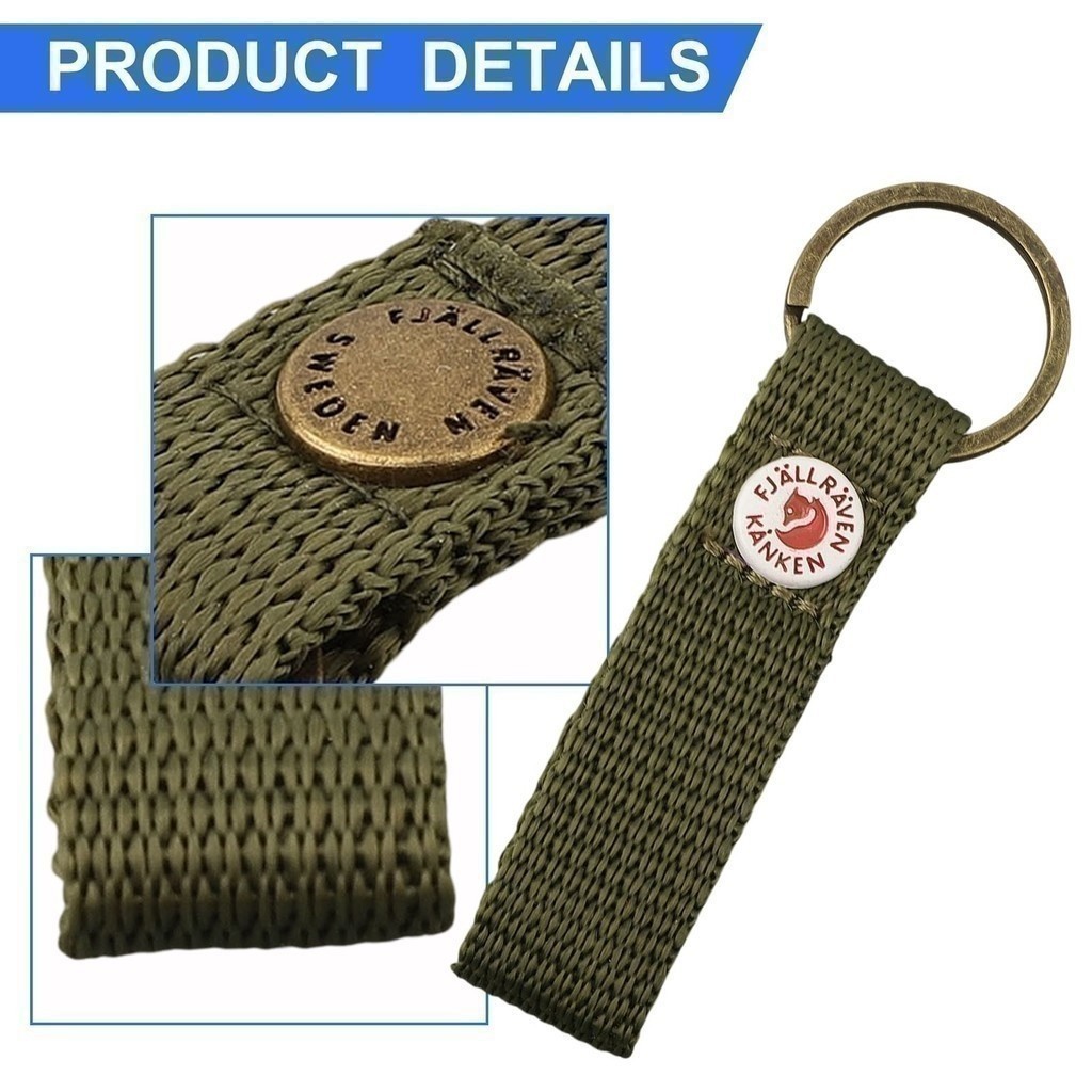 Fjallraven Kanken Rainbow พวงกุญแจ Totem พวงกุญแจโลหะ Creative กระเป๋านักเรียนจี้ Lanyard