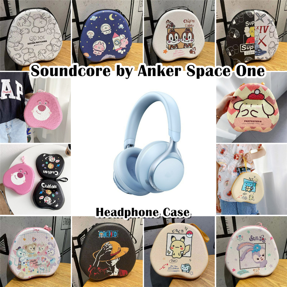Case Homefor Soundcore โดย Anker Space One เคสหูฟังแผ่นรองหูฟังชุดหูฟังกระเป๋าเก็บปลอกกล่อง