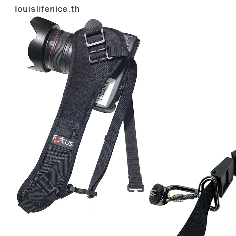 Lnth สายคล้องคอเข็มขัดกล้อง Quick Rapid กล้องสลิงสายคล้องไหล่สําหรับ Canon Nikon Sony DSLR SLR กล้องอุปกรณ์เสริมร้อน