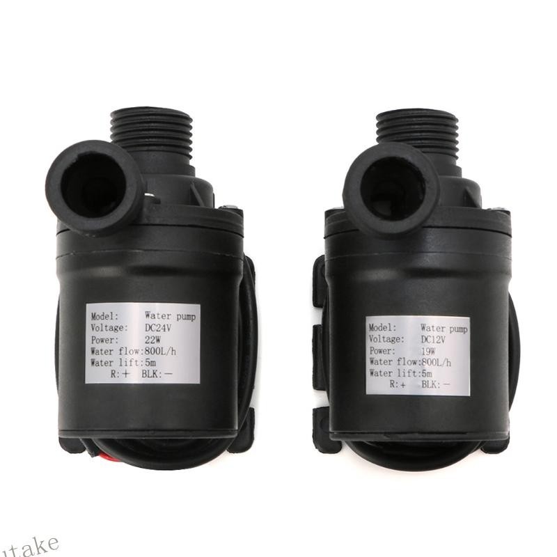 Uki ปั๊มน้ํา 800L H 5m สําหรับ DC 12V 24V อุตสาหกรรมแบบไม่มีแปรงการวิจัยทางวิทยาศาสตร์ Aeros