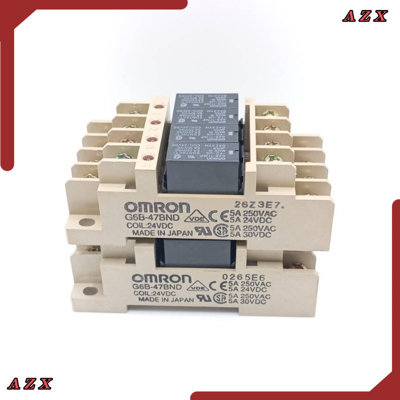 ใน กทม G6B-47BND รีเลย์ Omron 1174  G6B-47BND COIL:24VDC MADE IN JAPAN
