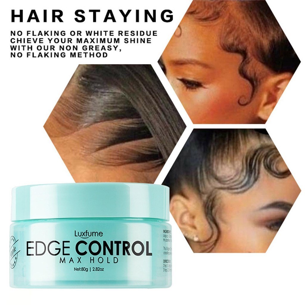 Edge Gel Extreme Hold 3 Oz Instant Edge Hold Gummy Wax Gel Edge Fixer Edge Hold Long-Lasting Frizz Control teith - รูปที่ 4