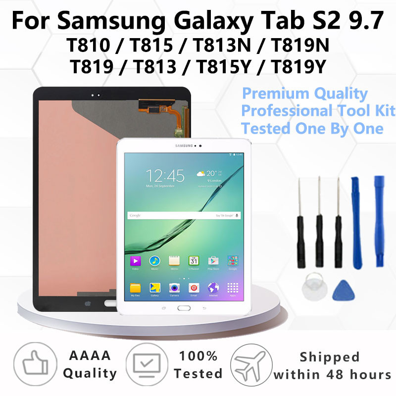 OEM สําหรับ Samsung Galaxy Tab S2 9.7 T810/T815/T813/T813N/T819N/T815Y จอแสดงผล LCD Touch Screen Dig