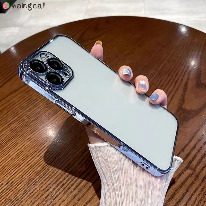 สําหรับ OPPO Reno 7 5 Pro 4 SE Lite 7Z 6 6Z 5Z 5K 4Z 3 2Z 2F 2 Z 4G 5G เคสโทรศัพท์สีชมพู Rose Gold ชุบเงา Shining ธุรกิจหรูหราซิลิโคนอ่อนกรณีฝาครอบ ราคา ถูกที่สุด ดีลบีเคเค แกลเลอรีภาพที่ 8