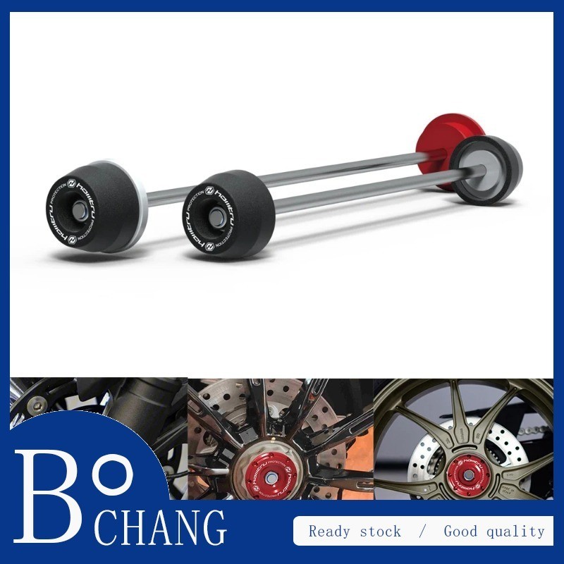 รถจักรยานยนต์ด้านหน้าด้านหลังล้อส้อมsliderเพลาcrash Falling ProtectorสําหรับDucati Streetfighter V2 