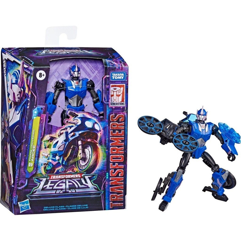 Hasbro Transformers Legacy Deluxe Prime Universe Arcee Action Figure ปิดผนึกใหม่