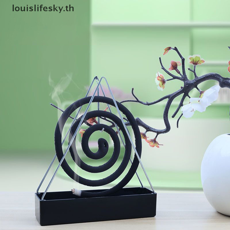 Llth New1PC กล่องธูปยุงธูป Burner Creative ยุงสามเหลี่ยมถาดธูป Repellent Coil Rack Shape Holder HOT