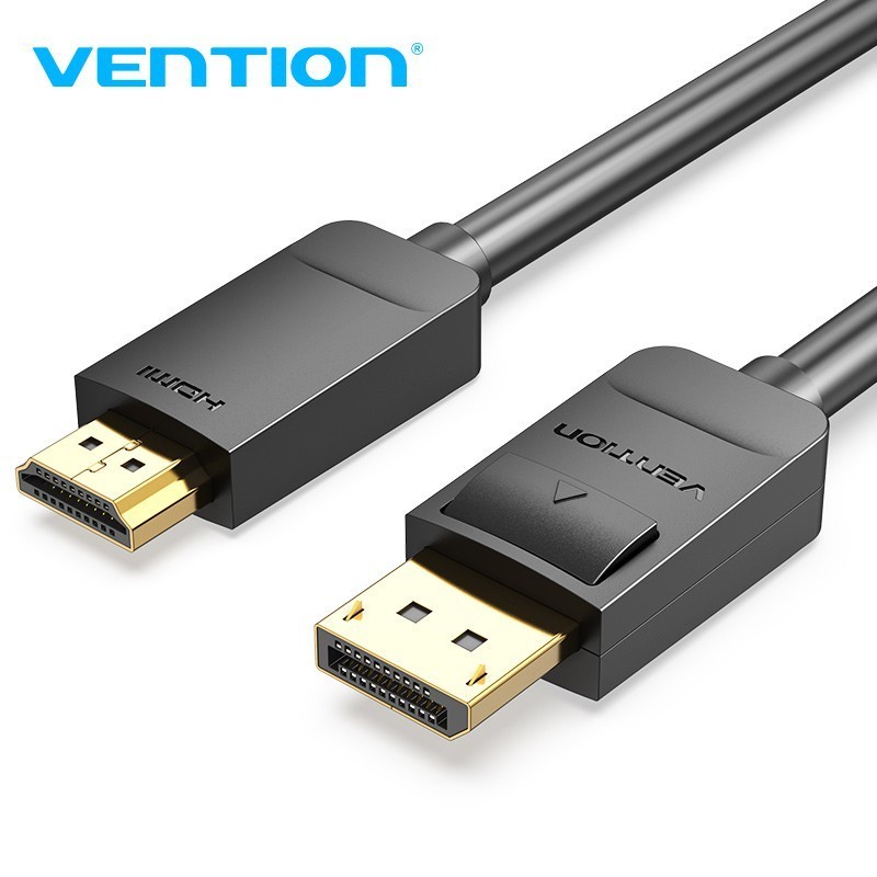 Vention สายเคเบิล DP เป็น HDMI 1080P HDMI DP พอร์ตแสดงผลไปยัง HDMI พอร์ตแสดงผล 4K สําหรับพีซี แล็ปท็อป HDTV โปรเจคเตอร์