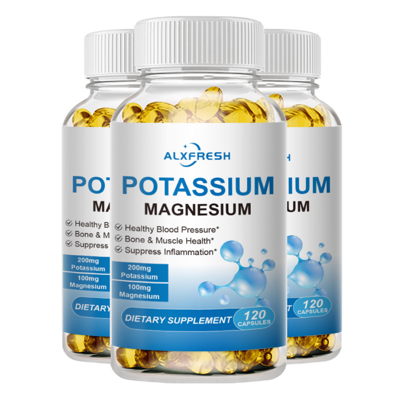 Alxfresh Potassium Magnesium Capsule รองรับกล้ามเนื้อหัวใจหลอดเลือด ระบบประสาท อาหารเสริมเพื่อสุขภาพ