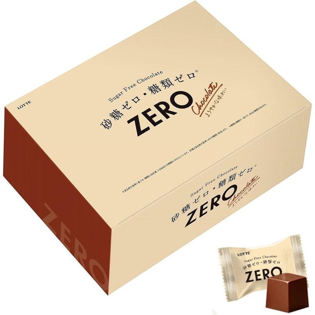 [Direct from JAPAN]LOTTE Zero Chocolate Large Box 720g