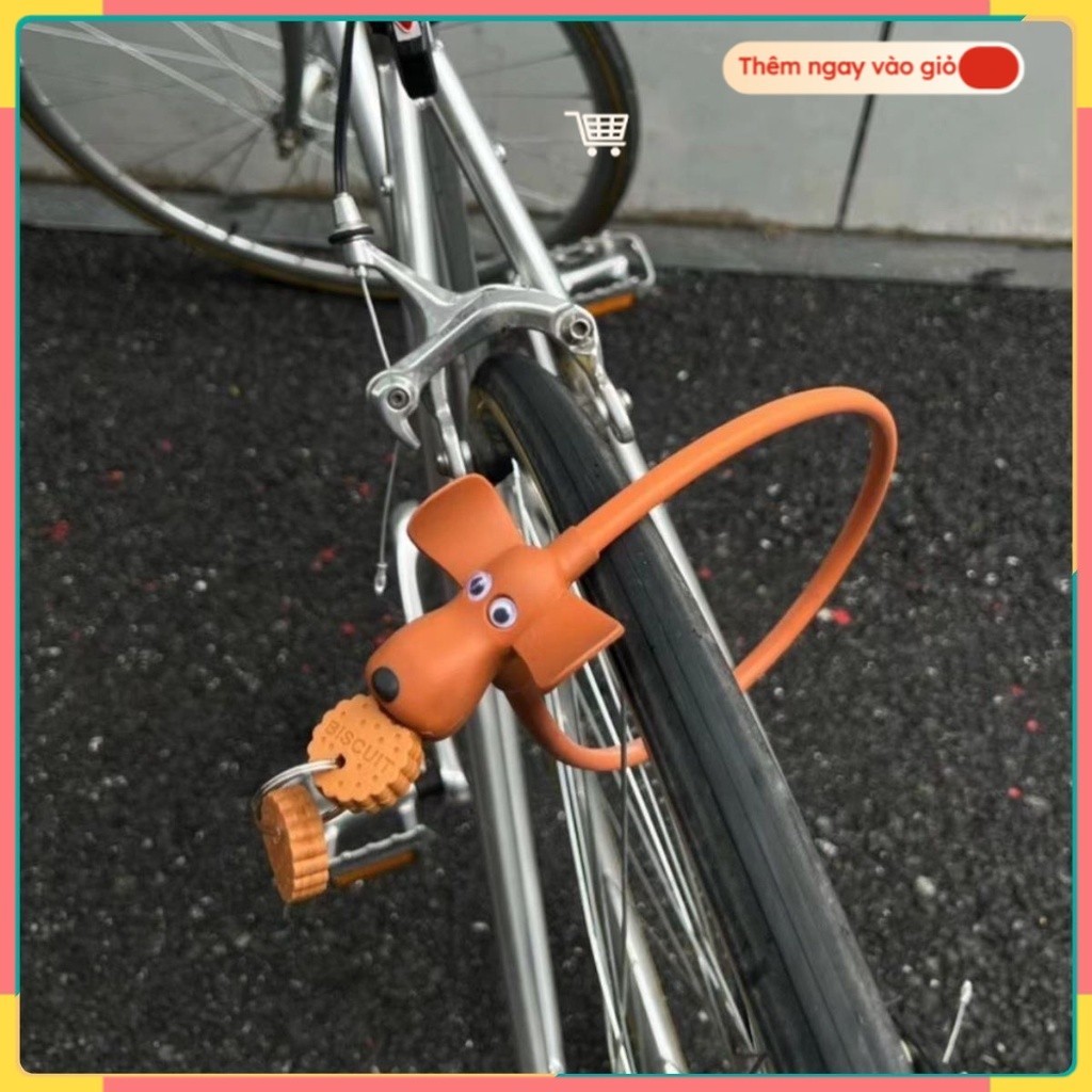 Anti-Cut Bicycle Dog Lock GK102 Dog-Biscuit DLS ️Green Home ️