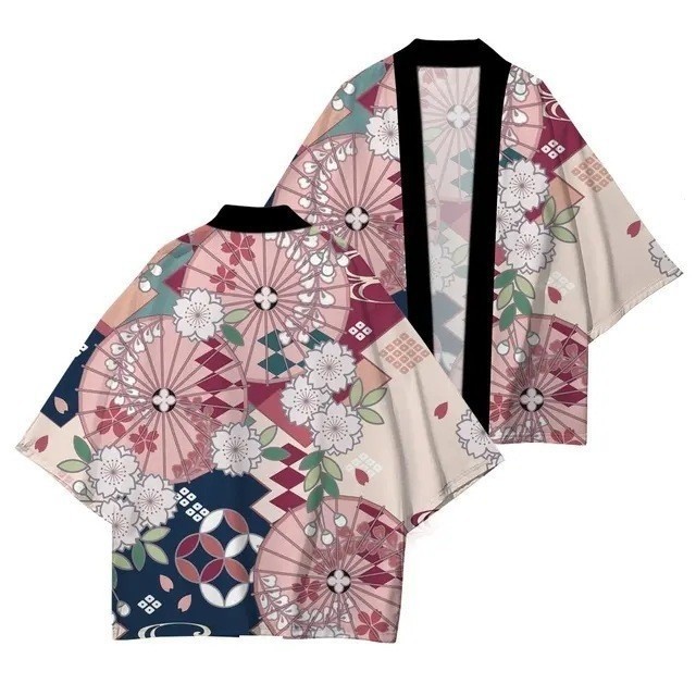 Retro Home Kimono ญี่ปุ่นแบบดั้งเดิม เสื้อคลุมเด็ก ถักไหมพรม ฮาโอริเต่า