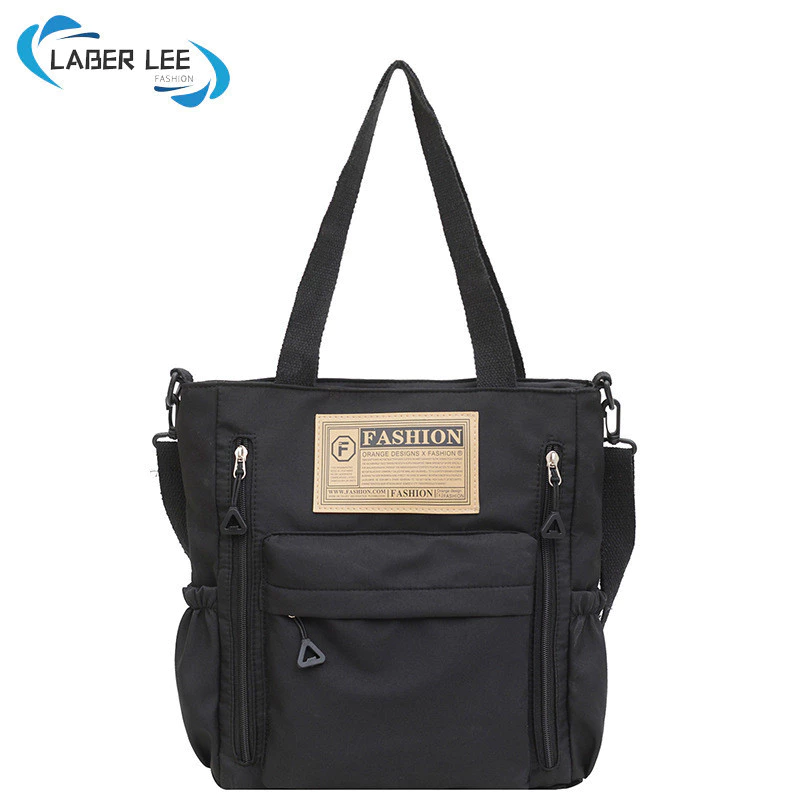 Laber LEE Tote Bag Womens Folding Capacity Bag Waterproof Gym Handbag Multi Pockets Shoulder Bag