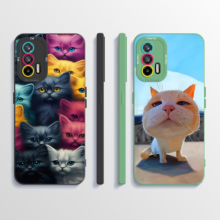 สําหรับrealme GT Neo 2T/ GT 5G/ Q3 PRO 5G/ GTNeoเคสโทรศัพท์ซิลิโคนอ่อนนุ่มTPUกันกระแทกปกหลังแฟชั่นพิมพ์เชลล์