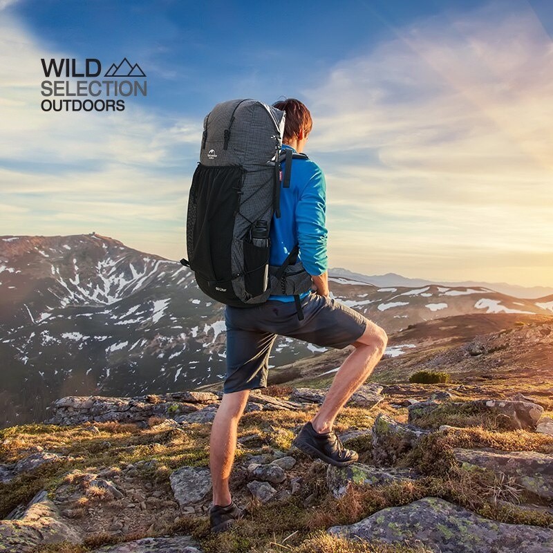 เป้เดินป่า Naturehike กระเป๋าเป้สะพายหลัง สายแบ็คแพ็กเกอร์ Backpacker เดินป่า 60L+5L Rock Series Hik