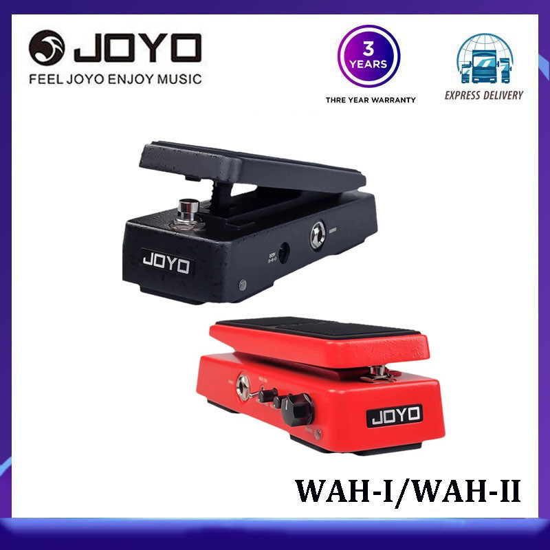 JOYO WAH-I/WAH-II กีตาร์ไฟฟ้ามัลติฟังก์ชั่น Wah Pedal Wow Volume Stompbox Pedal Two-in-One