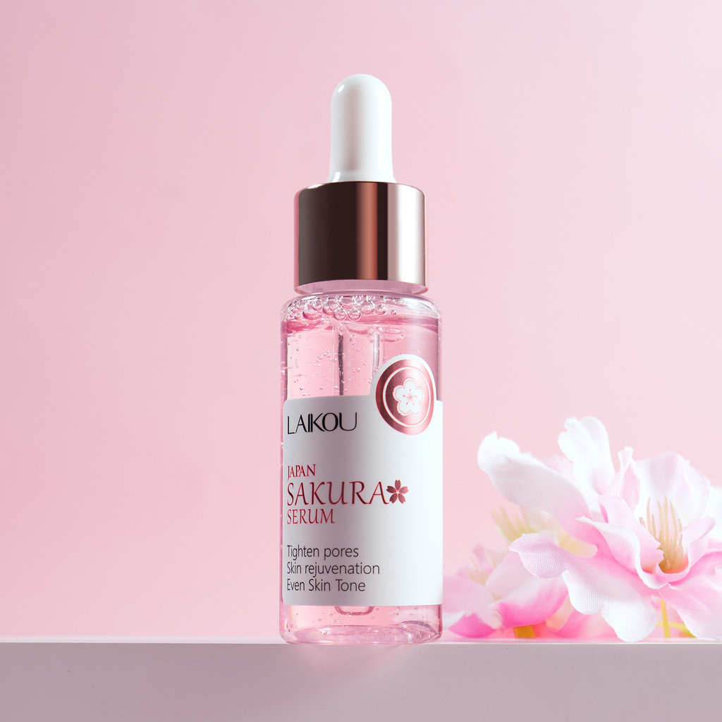 Laikou Japan Sakura Serum ลบริ ้ วรอย Spots Cherry Blossoms Facial Essence 30ml