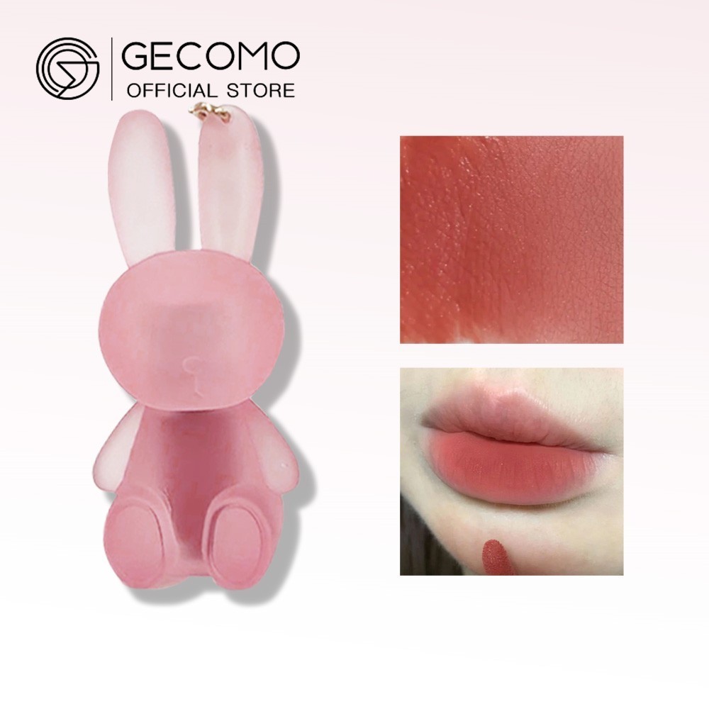 Gecomo ลิปสติก เนื้อแมตต์กํามะหยี่ ติดทนนาน ไม่แห้ง
