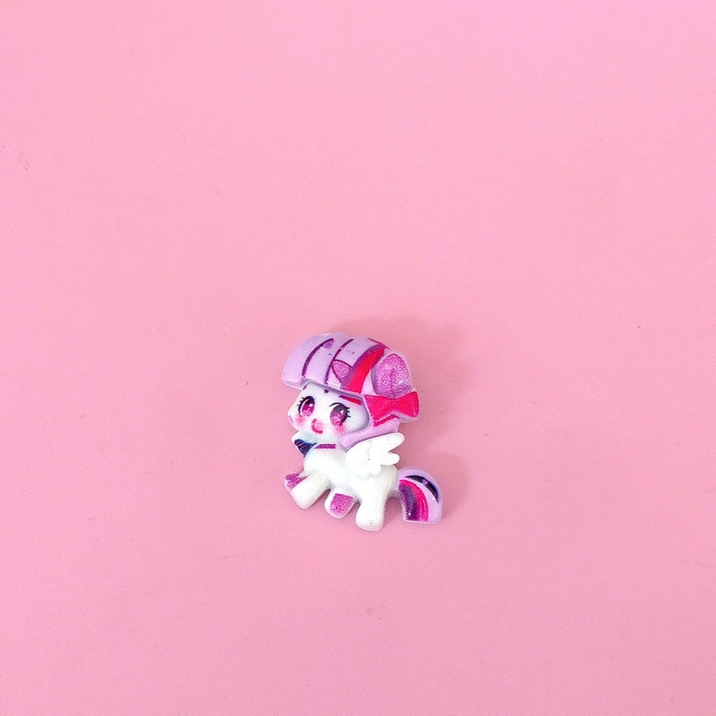 Usoq Pony Polly crocs หัวเข็มขัดรองเท้า Cute Pony paradise อุปกรณ์รองเท้า diy อุปกรณ์เสริมกาวครีม