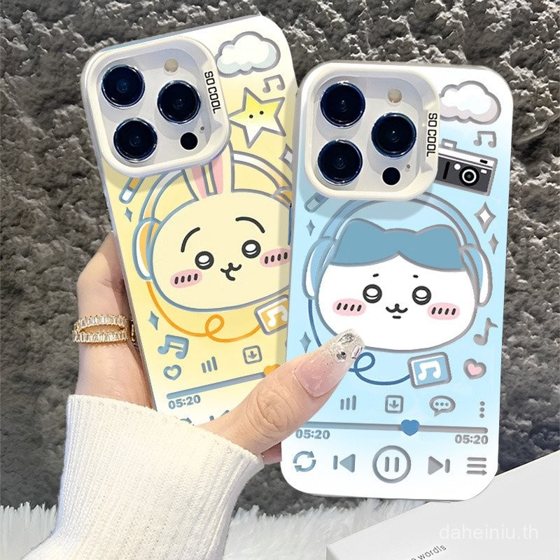 เคสโทรศัพท์มือถือสำหรับแอปเปิ้ล15สำหรับ chiikawa iphone14pro Kiikawa 13PROMAX 12MIN