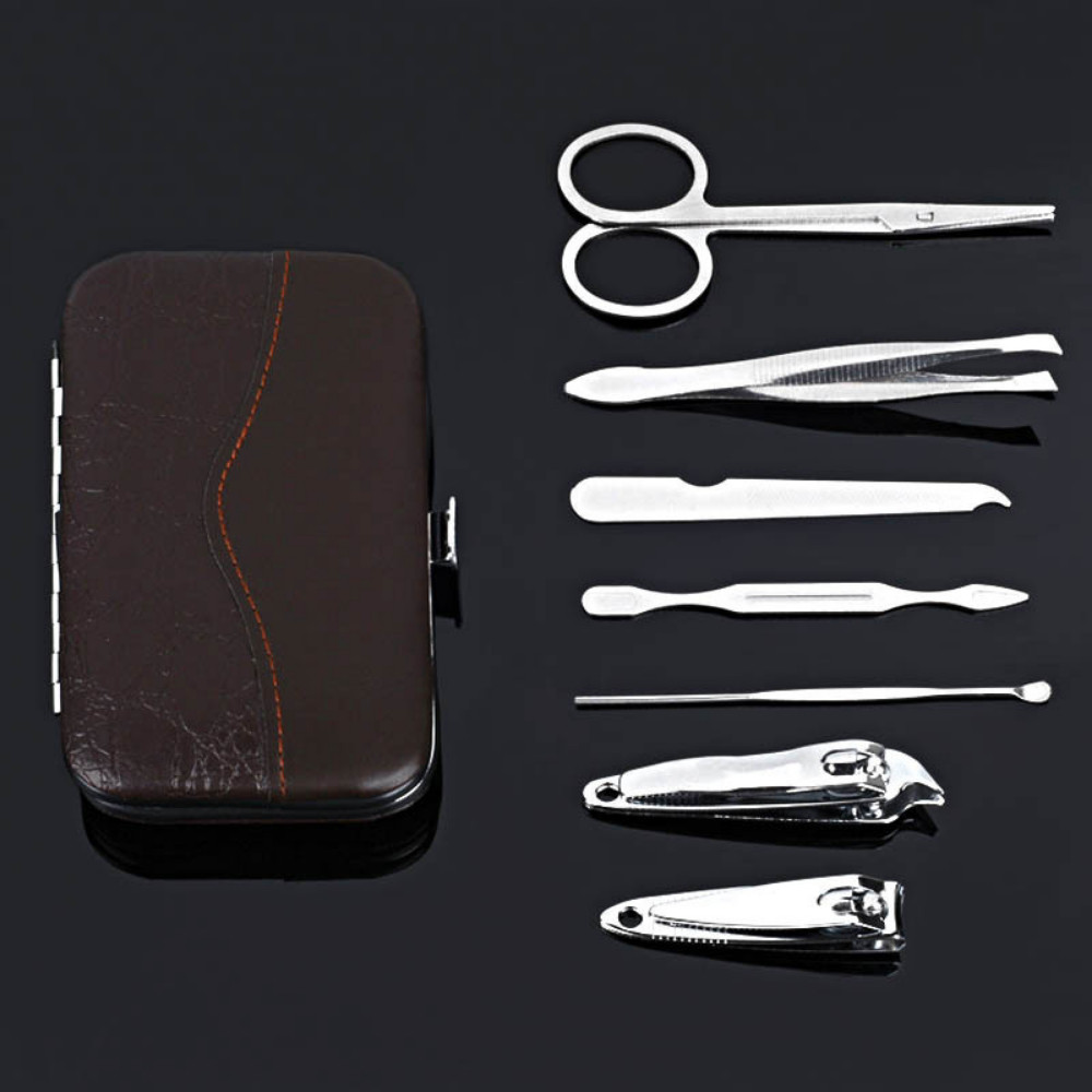กรรไกรตัดเล็บ ชุด 7 ชิ้น อุปกรณ์แต่งเล็บ ที่ตัดเล็บ มาพร้อมกระเป๋าหนัง พร้อมส่งจากไทย - รูปที่ 5