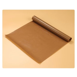 แผ่นรองอบ 1 แผ่น เทฟลอน รุ่นเคลือบเงา ขนาด 40x60 ซม. สีน้ำตาล ใช้ซ้ำได้