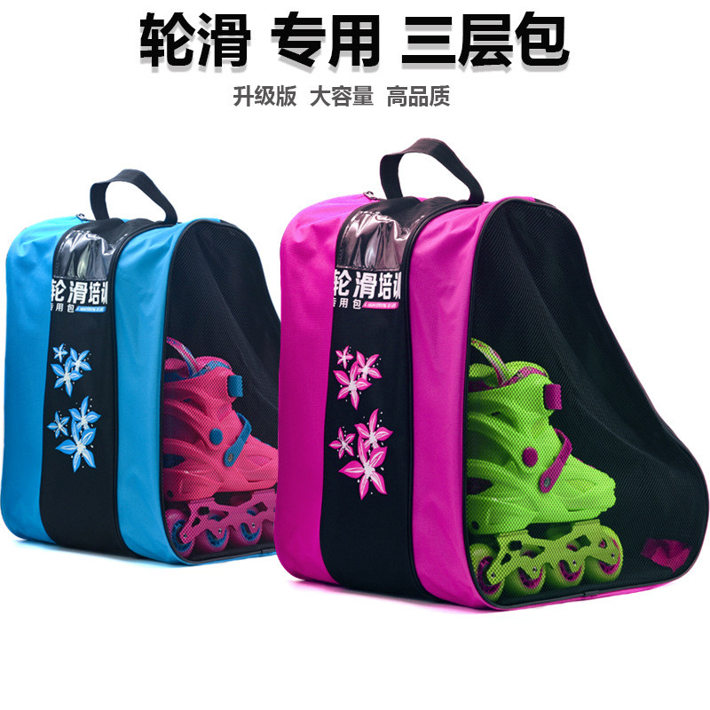 [Kesoto2] Portable Roller 3- Carrying Bag Skate Carrying Bag Breathable Tote for Skate Shoes in