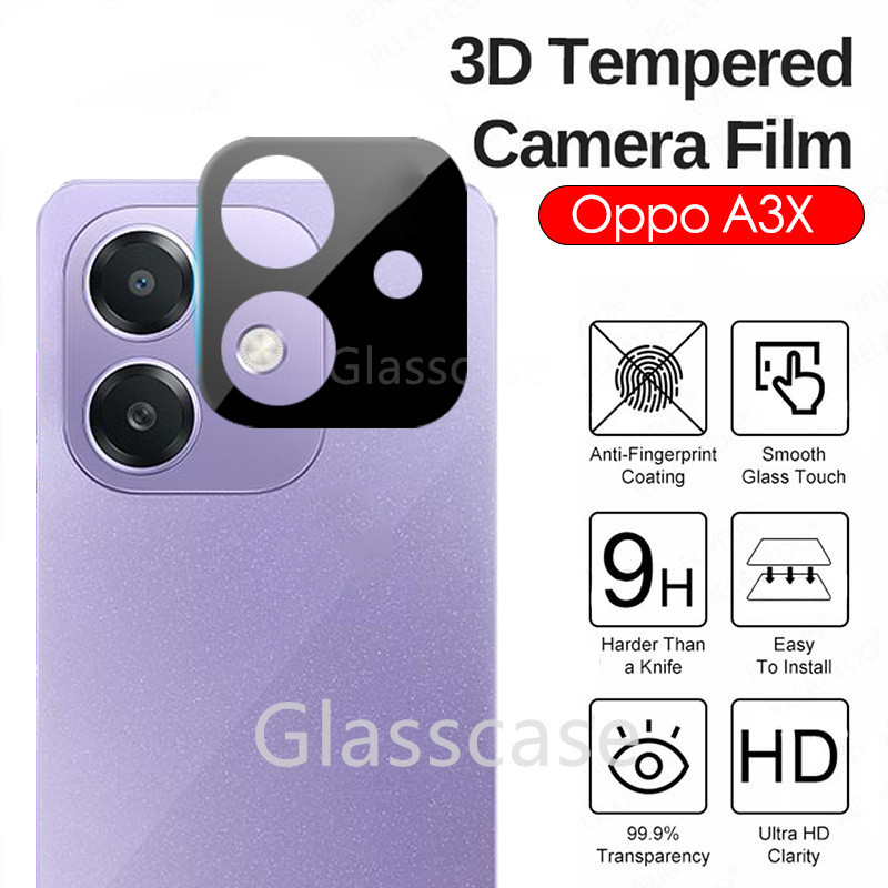 1-3pcs ฟิล์มกันรอยกล้องสําหรับOppo A3 X pro A3X A3pro OppoA3 OppoA3X OppoA3pro 5G 2024 Full Coverage 3Dกล้องเลนส์ป้องกันหน้าจอฟิล์มกระจกนิรภัย