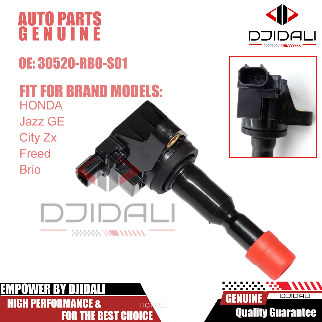 30520-rbo-s01 1pcs คอยล์จุดระเบิดสําหรับ Honda City I-VTEC Jazz GE ปี 08-13 City Zx 08-13 Freed 08-15 Brio
