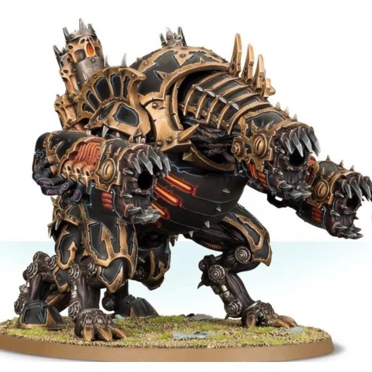 Chaos Traitor Marine CSM FORGEFIEND MAULERFIEND Unpainted เรซิ่นรุ่นกล้องจุลทรรศน์รุ่น E340