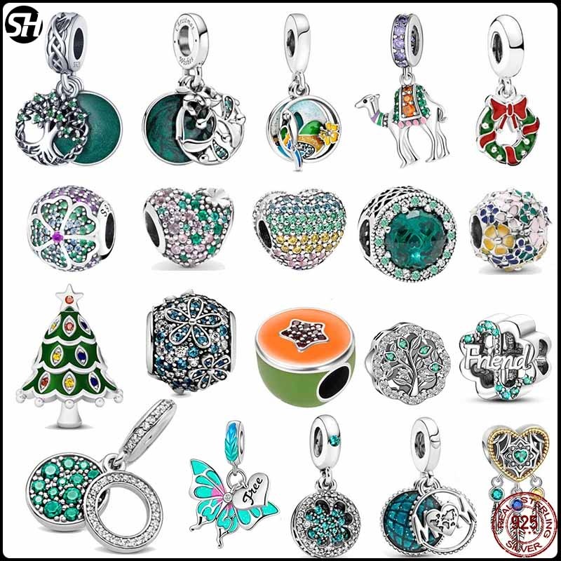 2025แฟชั่นฤดูใบไม้ผลิlucky Four Leaf Clover Series S925 เงินสเตอร์ลิงFit Original Charms สร้อยข้อมือลูกปัดDIYเครื่องประดับ